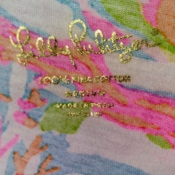 Lilly Pulitzer Christie Knee Length V neck Dress Color:Pink Size: M - Picture 12 of 14